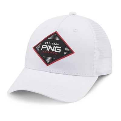 p03747 002 diamond trucker cap white 01