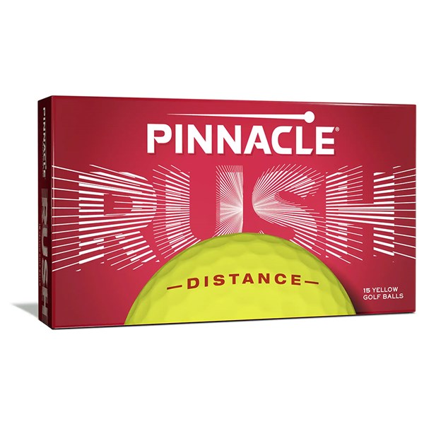 Pinnacle Rush Yellow Golf Balls (15 Balls)
