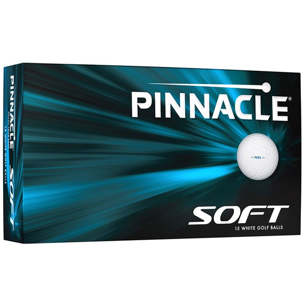 Pinnacle Soft White Golf Balls (15 Balls)