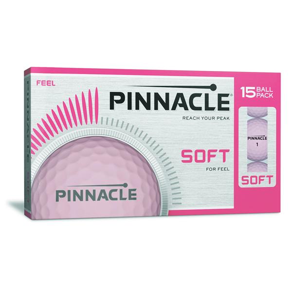 Pinnacle Soft Pink Golf Balls (15 Balls)