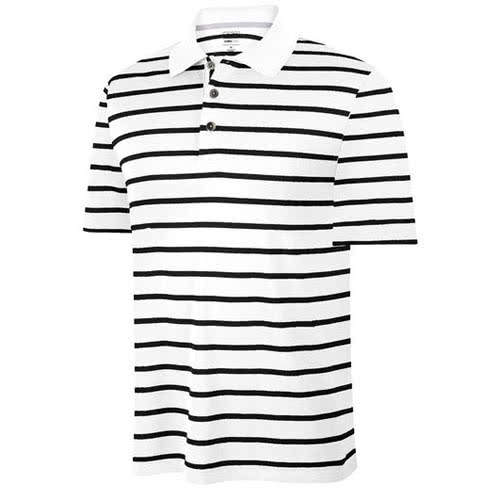 Adidas ClimaCool Textured Stripe Polo Shirt