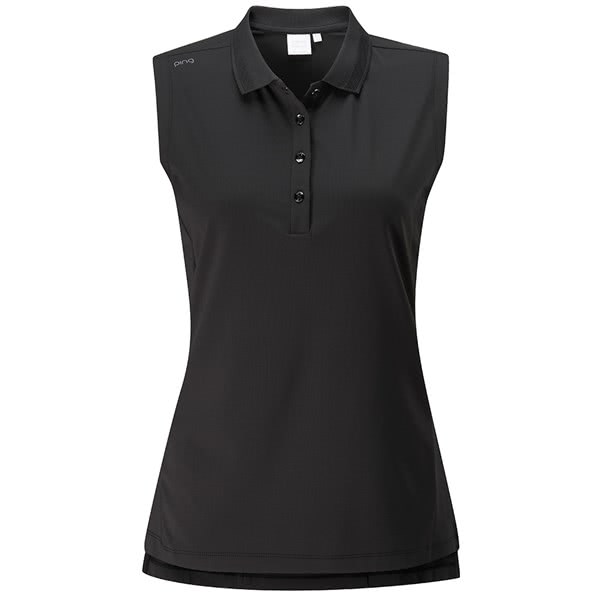 Ping Ladies Sensor Cool Solene Sleeveless Polo Shirt - Golfonline