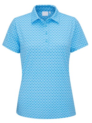 Ping Ladies Aeria Printed SensorCool Polo Shirt