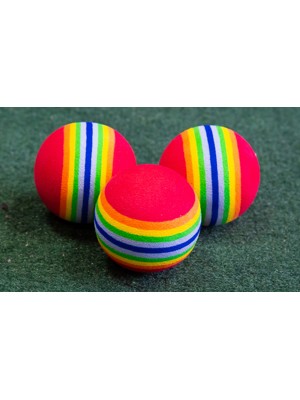 Foam Multi Coloured Practice Balls (6 Balls)