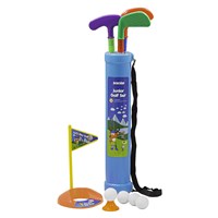 Junior Plastic Golf Set & Trolley Bag