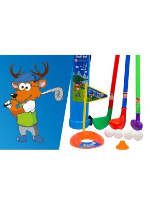 Junior Plastic Golf Set & Trolley Bag