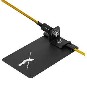 Swing Plate Swing Trainer With Alignment Sticks