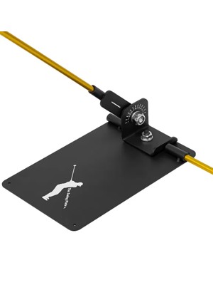 Swing Plate Swing Trainer With Alignment Sticks