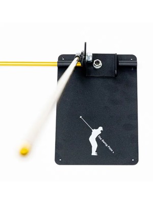 Swing Plate Swing Trainer With Alignment Sticks