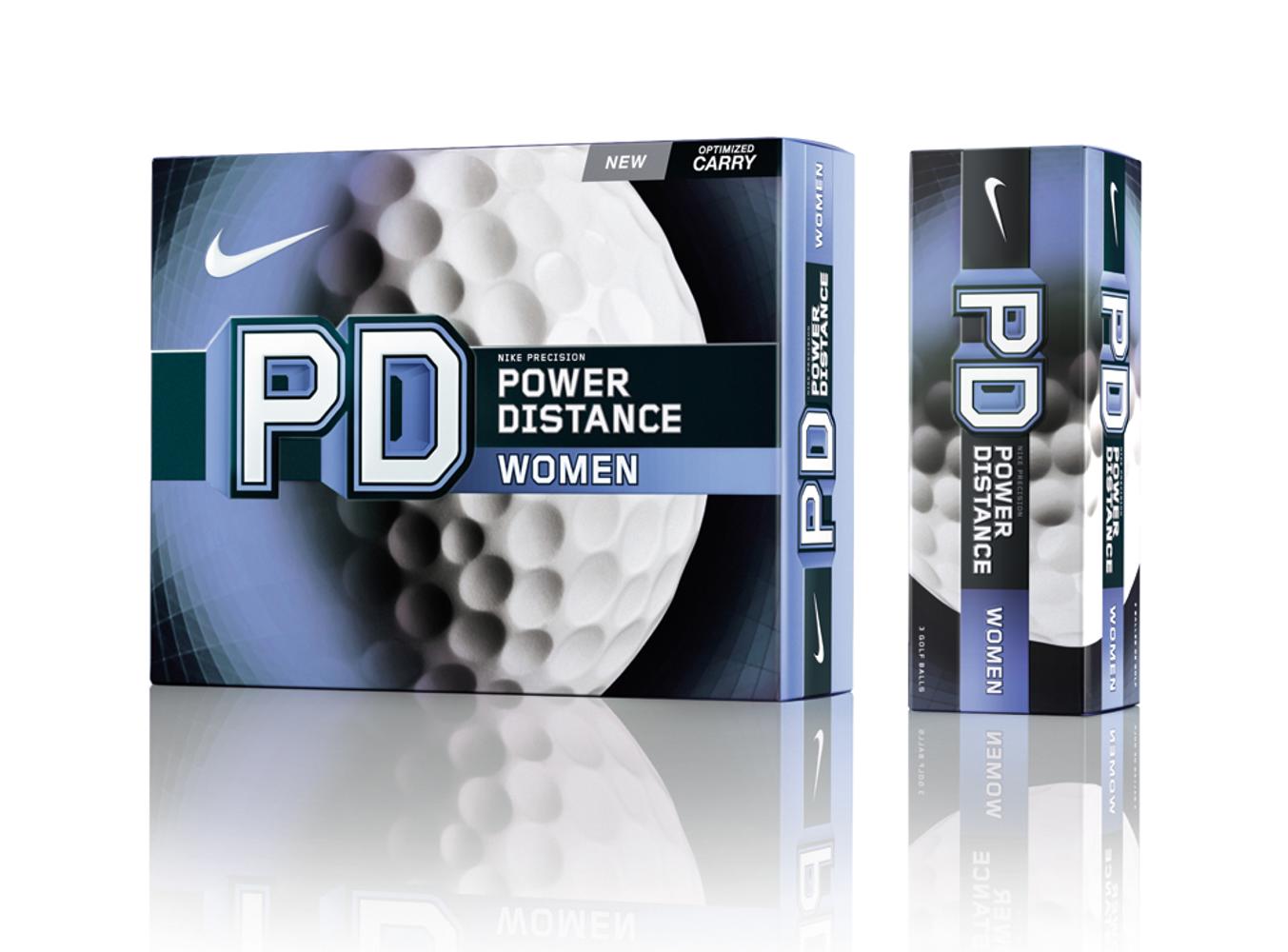 Nike Ladies Power Distance PD8 White Golf Balls (12 Balls)