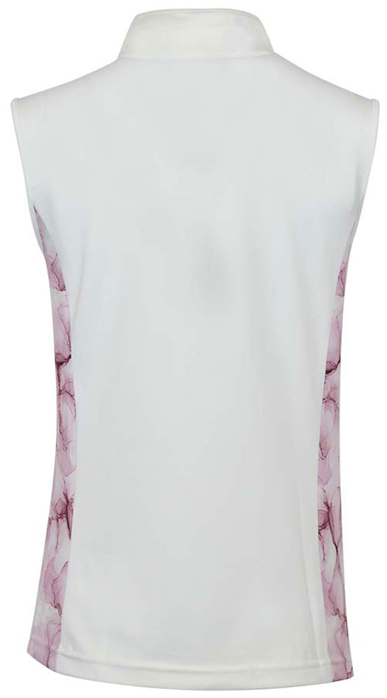 Pure Golf Ladies Bliss Blossom Sleeveless Polo Shirt - Golfonline