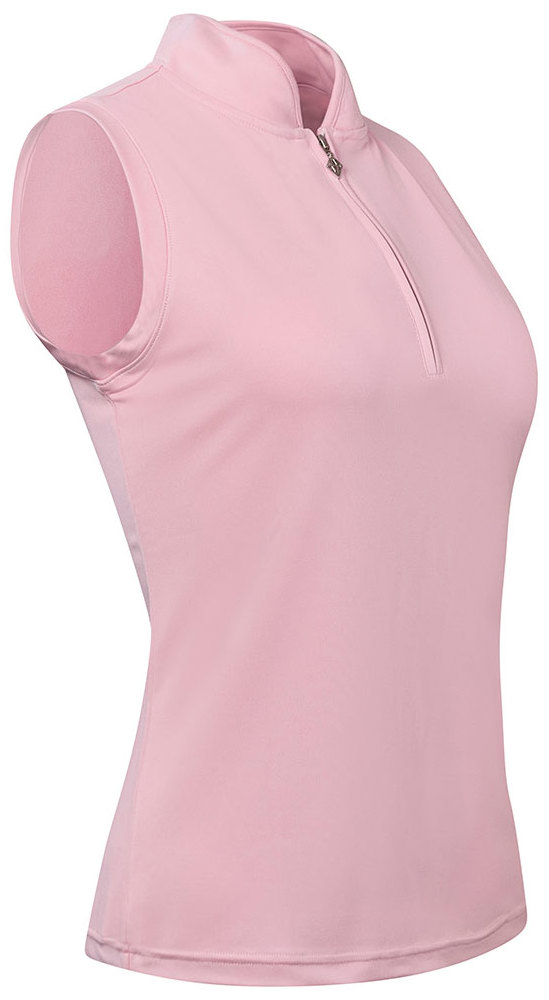 Pure Golf Ladies Bloom Blossom Sleeveless Polo Shirt