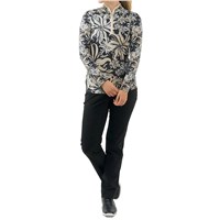 Pure Golf Ladies Auria Long Sleeve Zip Top - Champagne Orchid