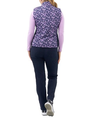 Pure Golf Ladies Annona Patterned Gilet - Lavender Flurry
