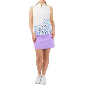 Pure Golf Ladies Aria Sleeveless Polo Shirt - Opal Wish