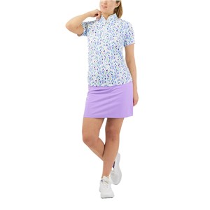 Pure Golf Ladies Ellen Short Sleeve Polo Shirt - Opal Wish