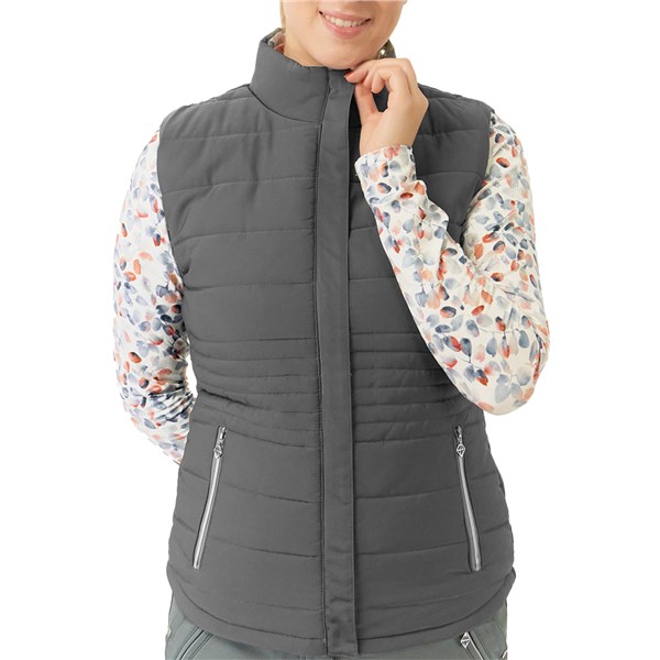 Pure Golf Ladies Eve Reversible Gilet - Autumn Embers