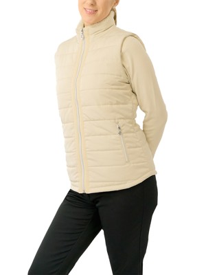 Pure Golf Ladies Hemisphere Faux Fur Collar Gilet