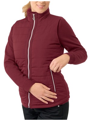 Pure Golf Ladies Hemisphere Faux Fur Collar Gilet
