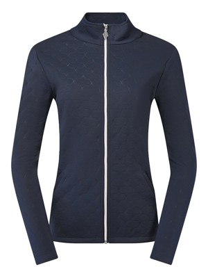 Pure Golf Ladies Lola Long Sleeve Zip Lined Textured Jacket