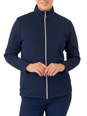 Pure Golf Ladies Lola Long Sleeve Zip Lined Textured Jacket