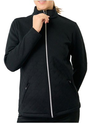 Pure Golf Ladies Lola Long Sleeve Zip Lined Textured Jacket