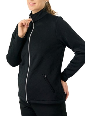 Pure Golf Ladies Lola Long Sleeve Zip Lined Textured Jacket