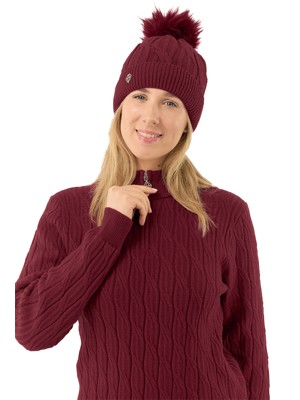 Pure Golf Ladies Margot Waterproof Lined Bobble Hat