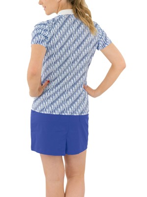 Pure Golf Ladies Felicity Short Sleeve Polo Shirt - Tidal Wash