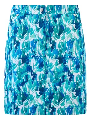 Pure Golf Ladies Clarity Printed Skort - Water Lily