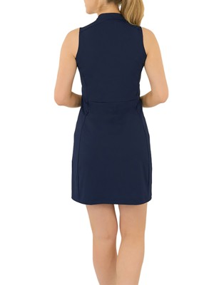 Pure Golf Ladies Julia Sleeveless Golf Dress - Navy
