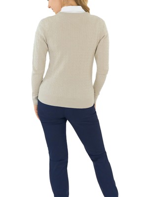 Pure Golf Ladies Suzie V Neck Jumper