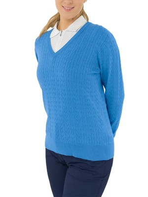 Pure Golf Ladies Suzie V Neck Jumper