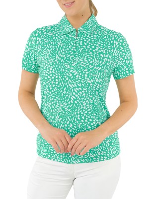 Pure Golf Ladies Amity Short Sleeve Polo Shirt - Sweet Pea Awe