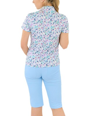 Pure Golf Ladies Ellen Short Sleeve Polo Shirt - Mirrored Moonstone