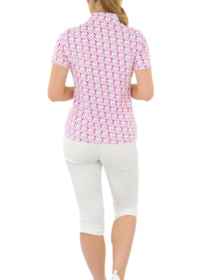 Pure Golf Ladies Ellen Short Sleeve Polo Shirt - Fairway Fizz