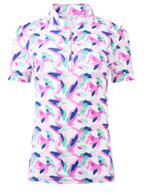 Pure Golf Ladies Ellen Short Sleeve Polo Shirt - Portrait of Paradise