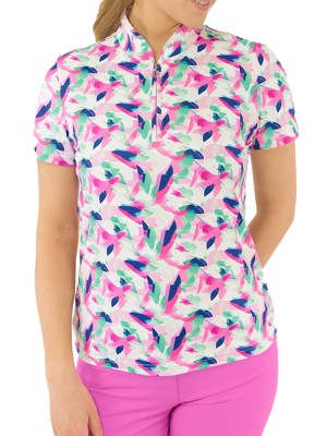 Pure Golf Ladies Ellen Short Sleeve Polo Shirt - Portrait of Paradise