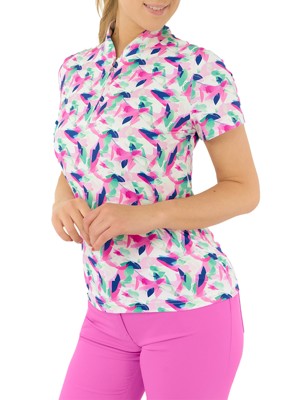 Pure Golf Ladies Ellen Short Sleeve Polo Shirt - Portrait of Paradise