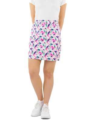 Pure Golf Ladies Clarity Printed Skort - Portrait Of Paradise