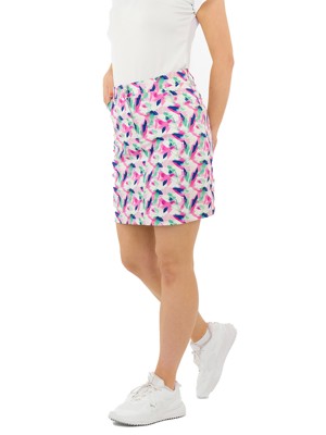 Pure Golf Ladies Clarity Printed Skort - Portrait Of Paradise