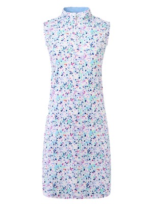 Pure Golf Ladies Miley Sleeveless Golf Dress - Mirrored Moonstone