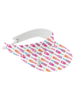 Pure Golf Ladies Arielle Patterned Telephone Wire Visor - Fairway Fizz