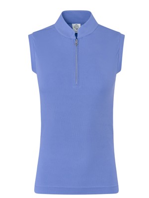 Pure Golf Ladies Jasmine Sleeveless Polo Shirt -  Cornflower
