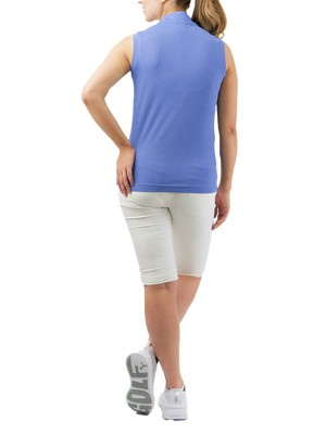 Pure Golf Ladies Jasmine Sleeveless Polo Shirt -  Cornflower