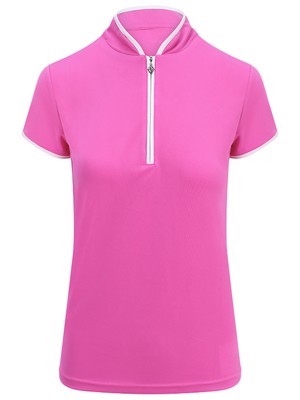 Pure Golf Ladies Bloom2 Cap Sleeve Polo Shirt