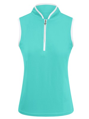 Pure Golf Ladies Bloom2 Sleeveless Polo Shirt