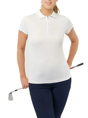 Pure Golf Ladies Thrive Cap Sleeve Golf Polo Shirt
