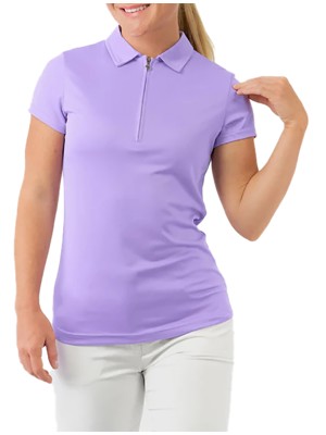 Pure Golf Ladies Thrive Cap Sleeve Golf Polo Shirt