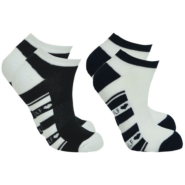 Pure Golf Ladies Trainer Socks (2 Pairs)